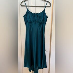 Elegant Teal Evening Dress